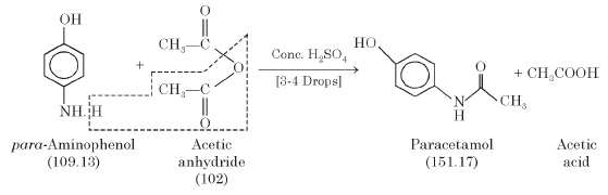 synthesis of acetaminophen reaction