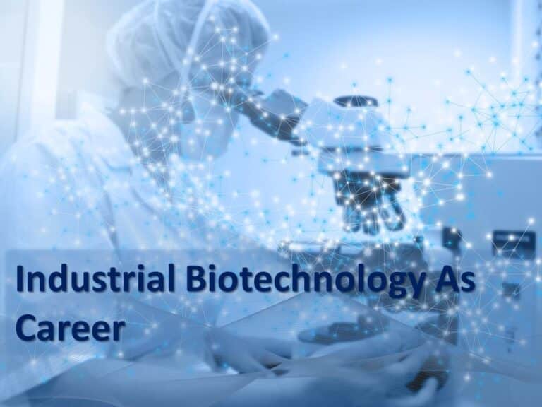 industrial biotechnology as career