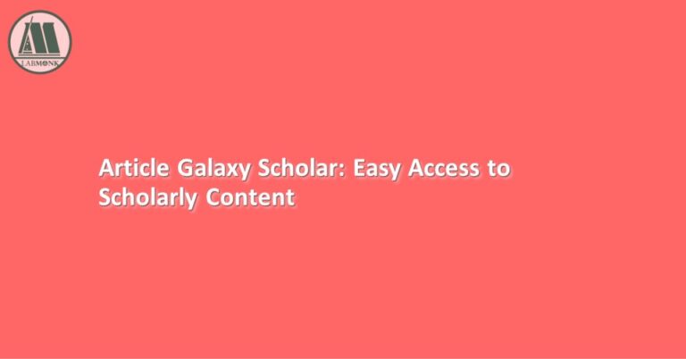 Article Galaxy Scholar: Easy Access to Scholarly Content