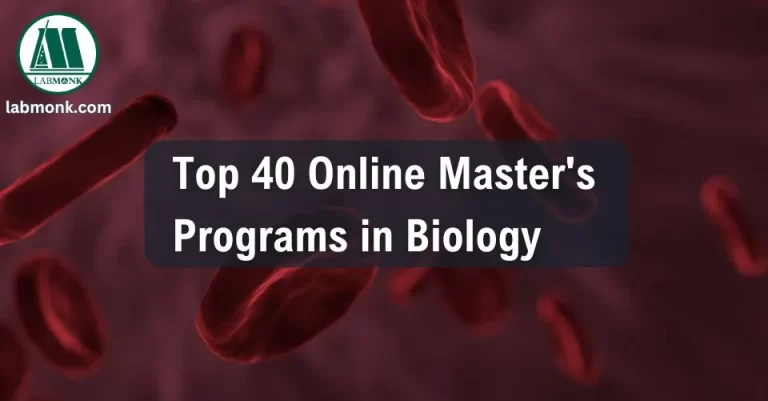 Top 40 Online Master's Programs in Biology | Labmonk