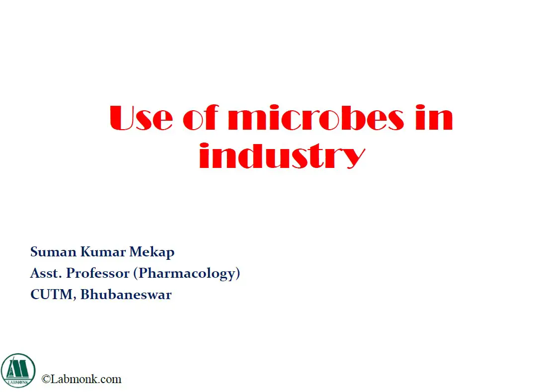 industrial uses of microbes