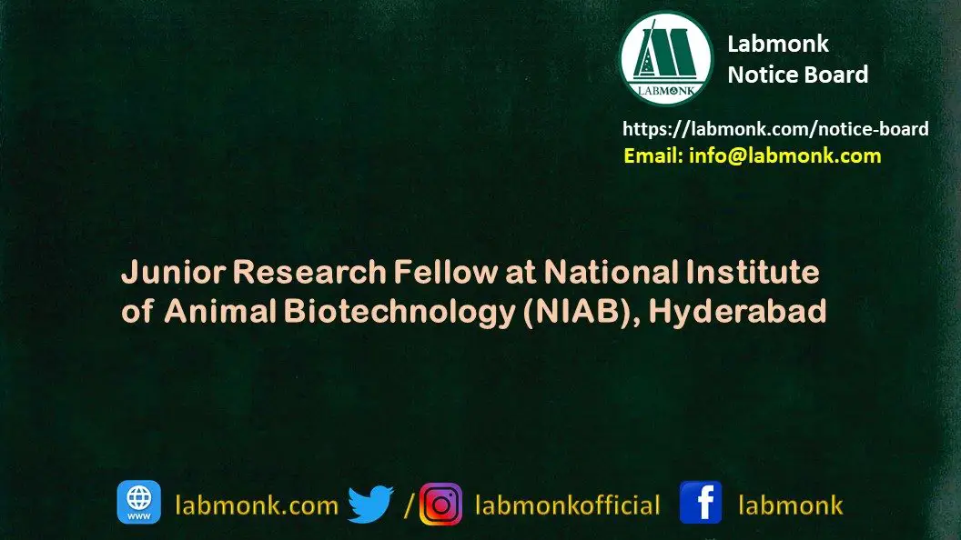 Opportunity for Junior Research Fellow at National ...