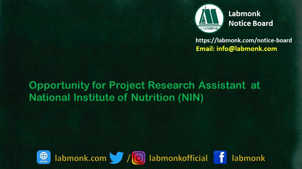 research assistant nutrition