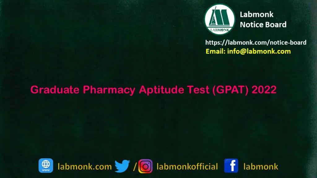 graduate-pharmacy-aptitude-test-gpat-2022-notice-board