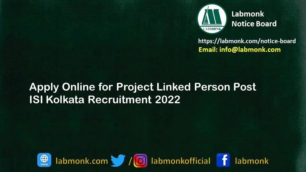 ISI Kolkata Recruitment 2022