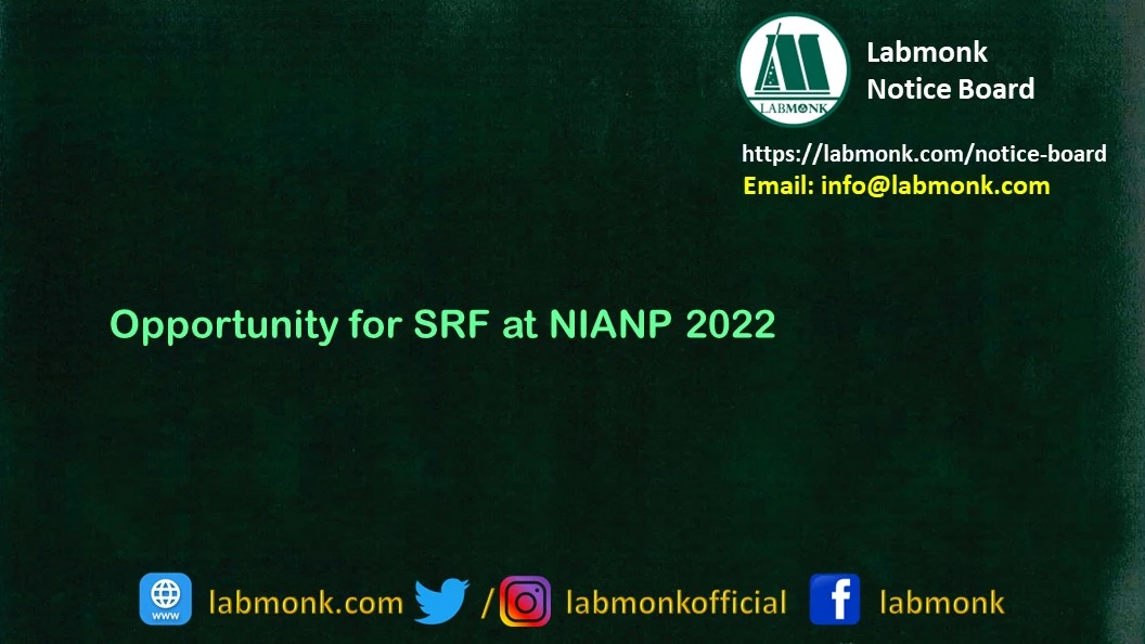 Opportunity for SRF at NIANP 2022