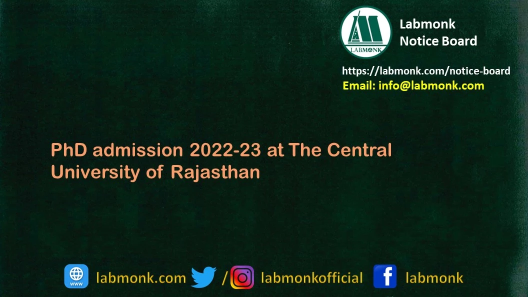PhD admission 2022-23
