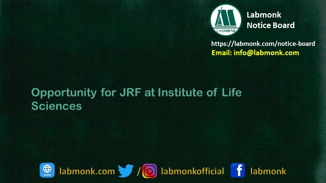 Opportunity for JRF at ILS 2022