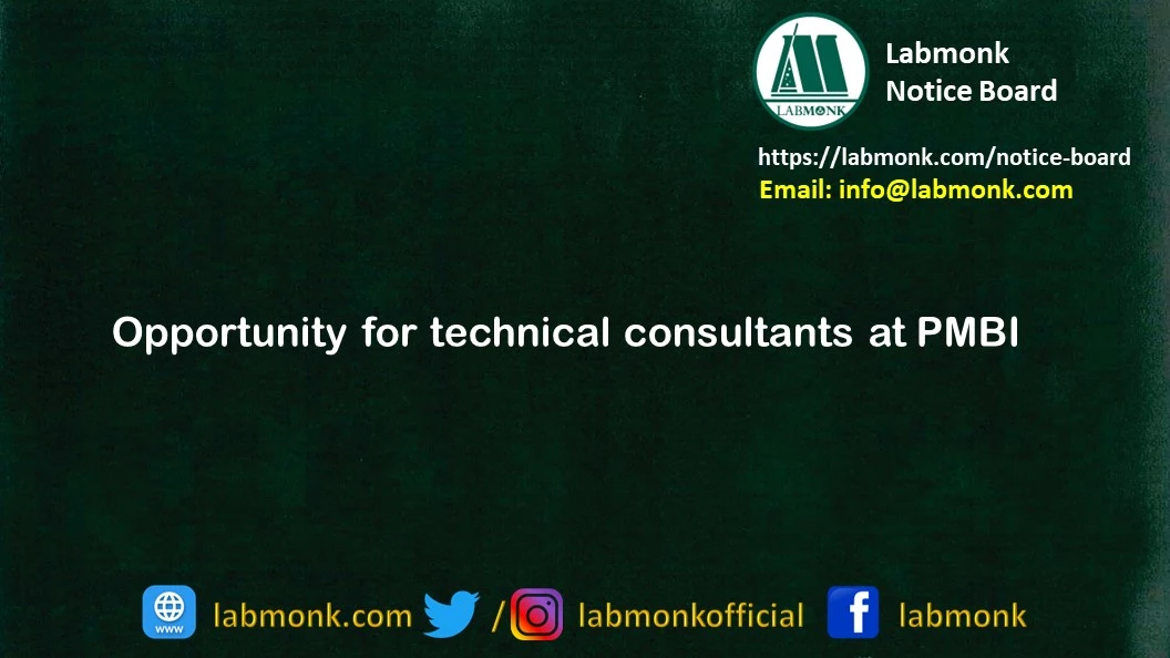 Opportunity for Technical Consultants at PMBI 2022