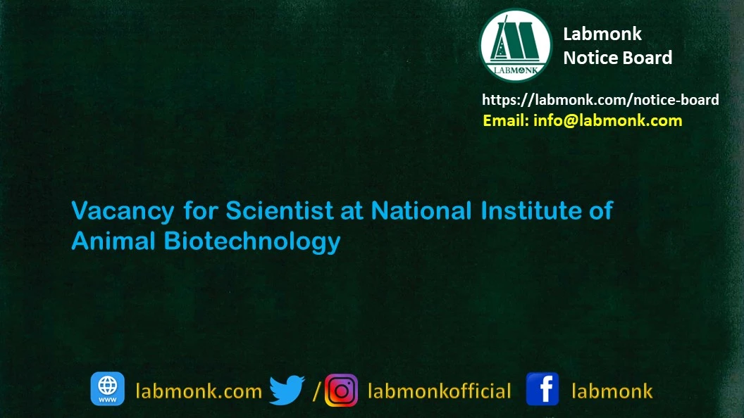 Vacancy for Scientist at NIAB 2023