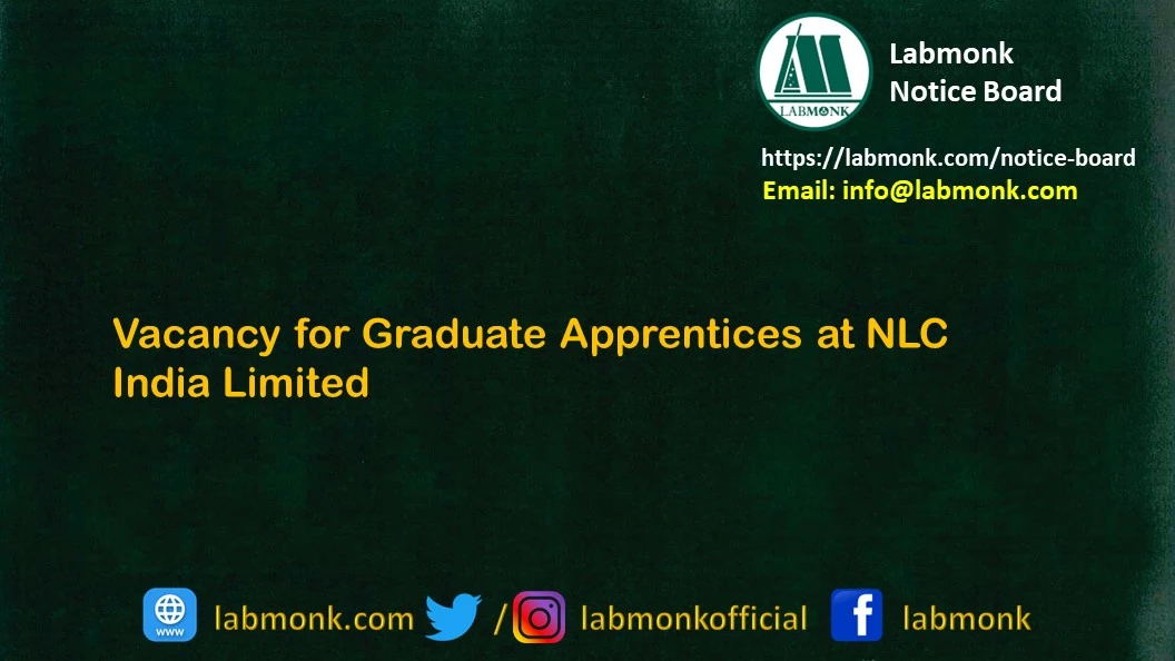 Vacancy for Graduate Apprentices at NLC India Limited
