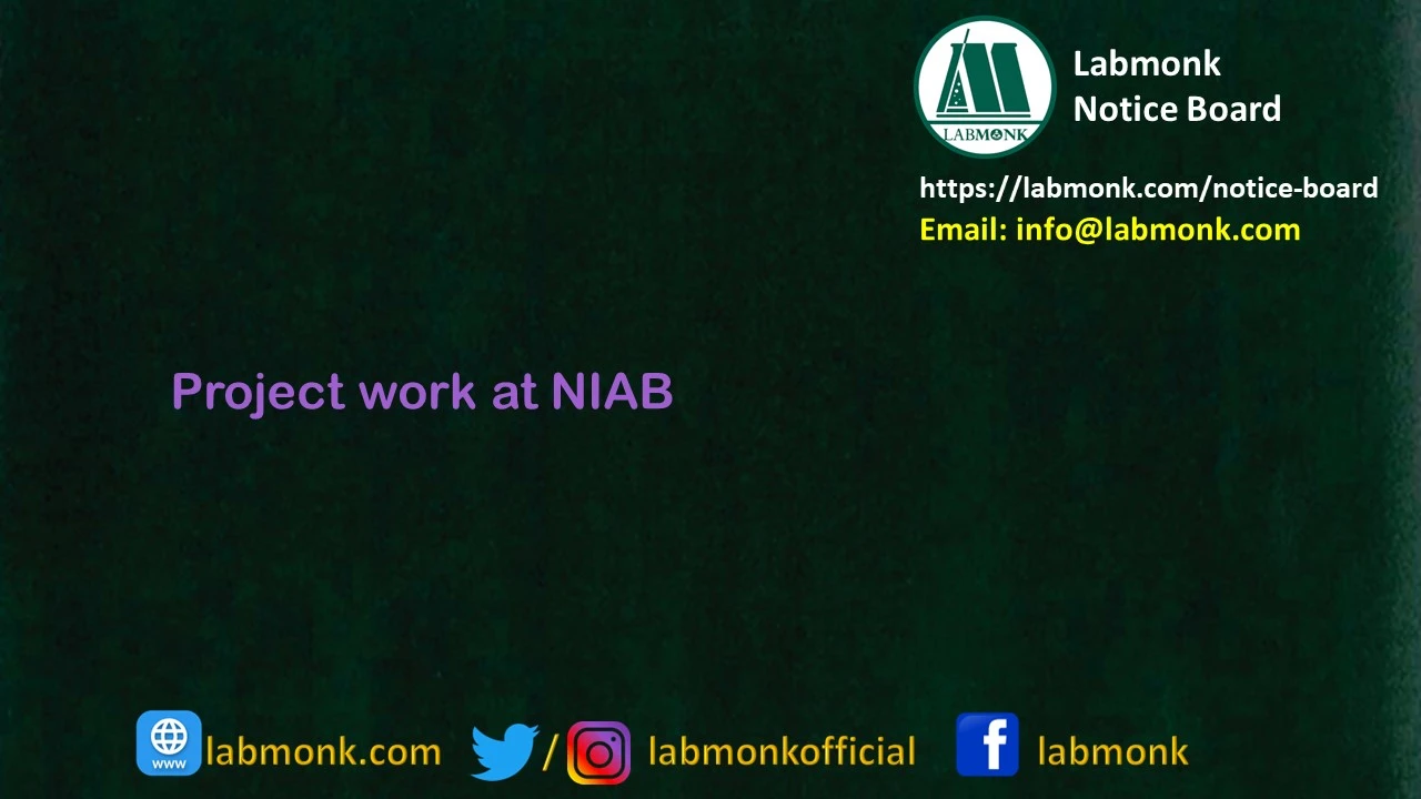 Project work at NIAB 2023