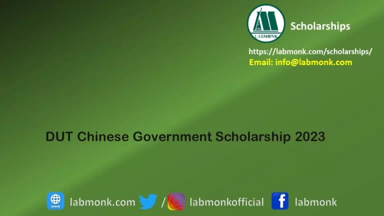 DUT Chinese Government Scholarship 2023