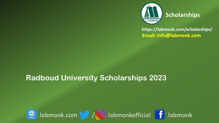 Radboud University Scholarships 2023