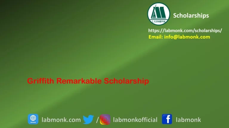 Griffith Remarkable Scholarship