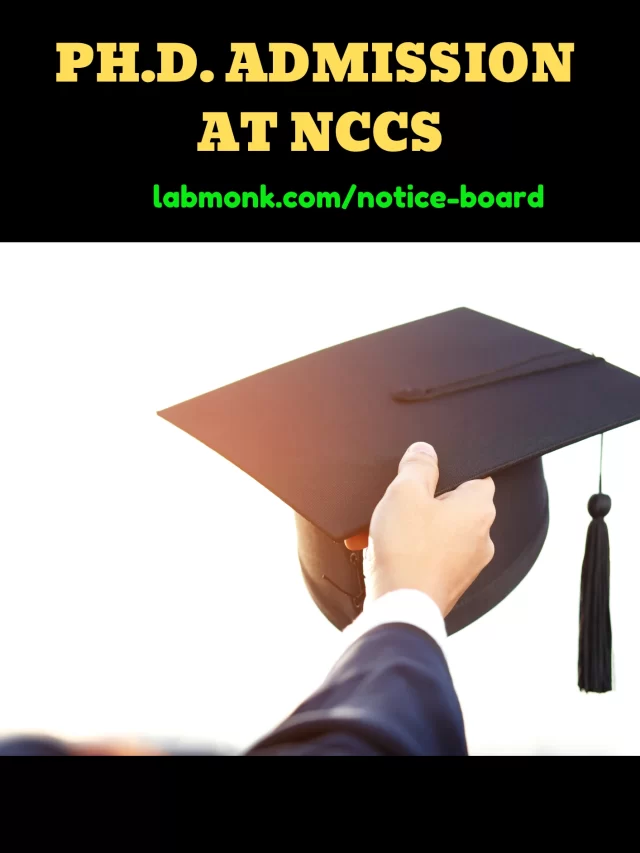 Ph.D. Admission at NCCS