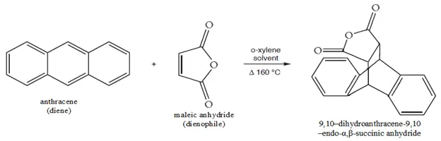 Synthesis of 9, 10-dihydroanthracene-9, 10-endo-α, β-succinic anhydride from anthracene