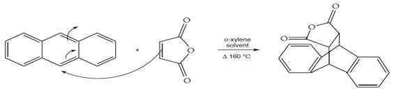 Synthesis of 9, 10-dihydroanthracene-9, 10-endo-α, β-succinic anhydride from anthracene