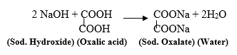 hydroxide sodium standardization oxalic labmonk prepare hence