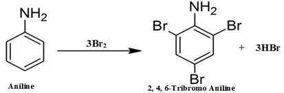 Synthesis of 2, 4, 6-Tribromoaniline from Aniline
